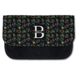 Video Game Canvas Pencil Case w/ Name and Initial