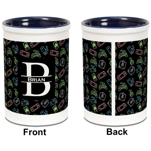 Video Game Pencil Holder - Blue - approval