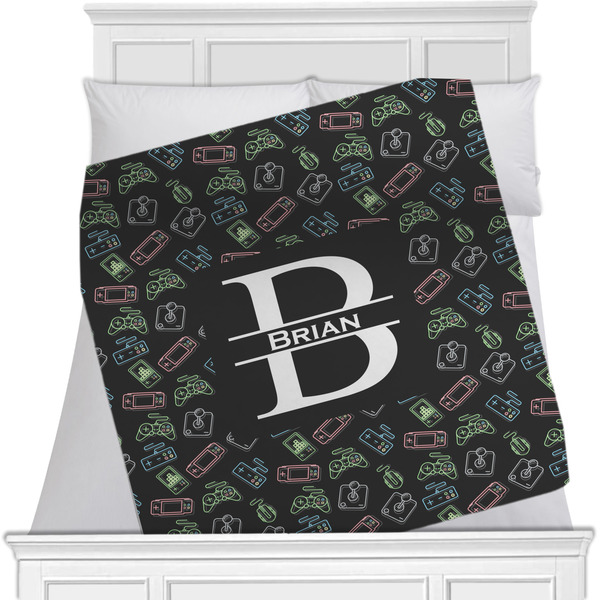 Custom Video Game Minky Blanket (Personalized)