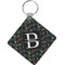 Video Game Diamond Plastic Keychain w/ Name and Initial
