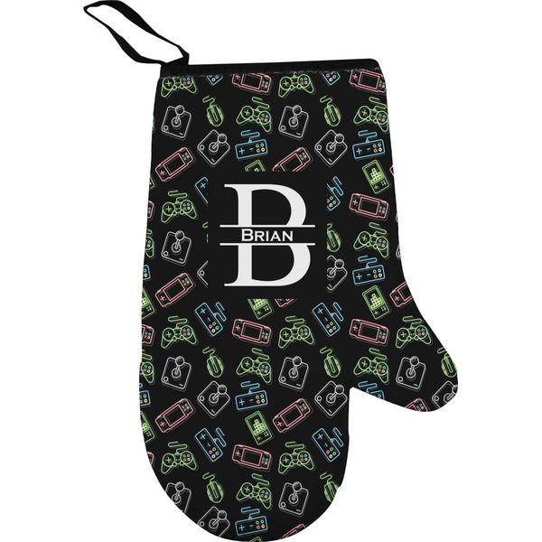 Custom Video Game Right Oven Mitt (Personalized)