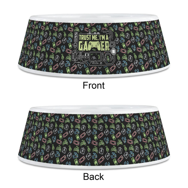 Video Game Plastic Pet Bowls - Medium - APPROVAL