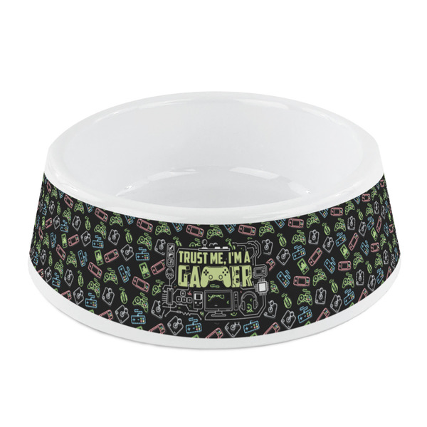 Custom Video Game Plastic Dog Bowl - Small