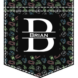 Video Game Iron On Faux Pocket (Personalized)