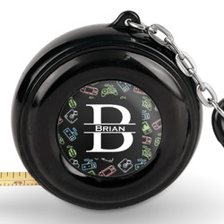 Video Game Pocket Tape Measure - 6 Ft w/ Carabiner Clip (Personalized)