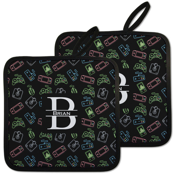 Video Game Pot Holders - Set of 2 MAIN