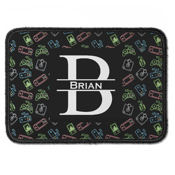 Video Game Iron On Rectangle Patch w/ Name and Initial