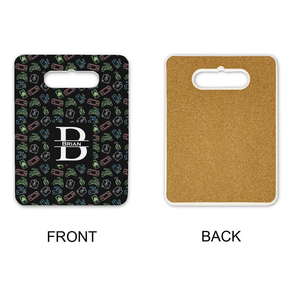 Video Game Rectangle Trivet with Handle - APPROVAL