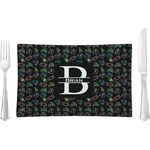 Video Game Rectangular Glass Lunch / Dinner Plate - Single or Set (Personalized)