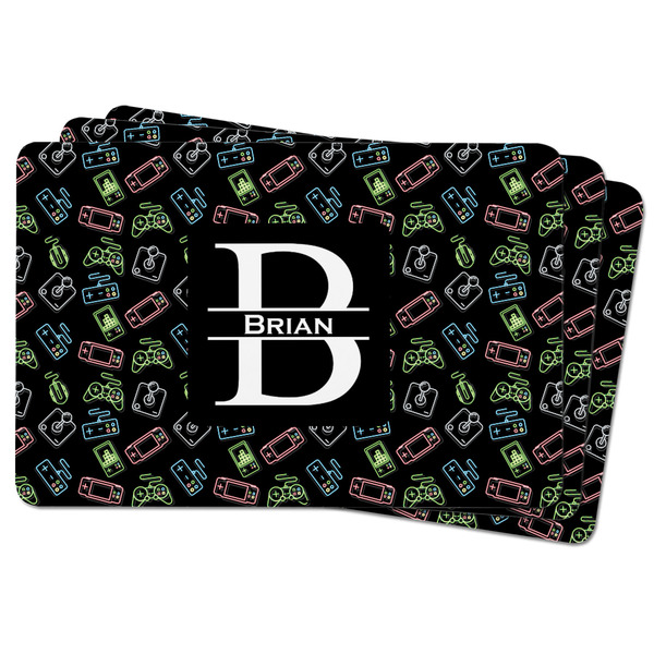 Video Game Rectangular Fridge Magnet - THREE