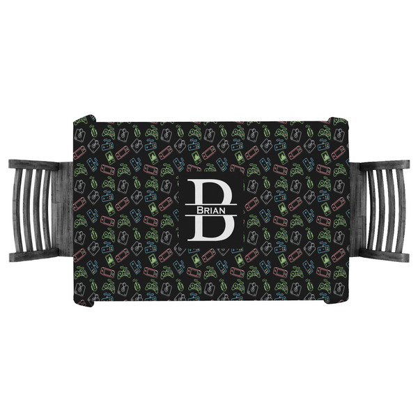 Custom Video Game Tablecloth - 58"x58" (Personalized)