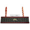 Video Game Red Mahogany Nameplates with Business Card Holder - Straight