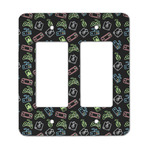 Video Game Rocker Style Light Switch Cover - Two Switch