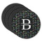 Video Game Round Rubber Backed Coasters - Set of 4 (Personalized)