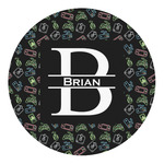 Video Game Round Decal - Large (Personalized)