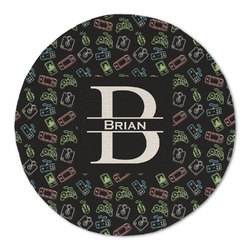Video Game Round Linen Placemat (Personalized)