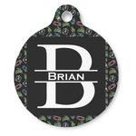Video Game Round Pet ID Tag (Personalized)