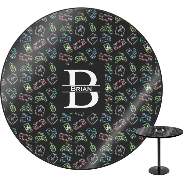 Custom Video Game Round Table - 30" (Personalized)