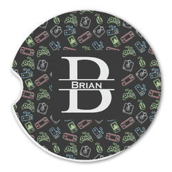 Video Game Sandstone Car Coaster - Single (Personalized)