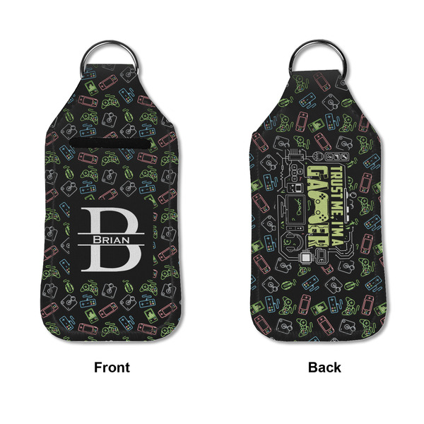 Video Game Sanitizer Holder Keychain - Large APPROVAL (Flat)