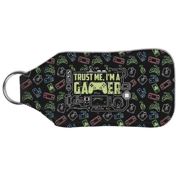 Video Game Sanitizer Holder Keychain - Large (Back)