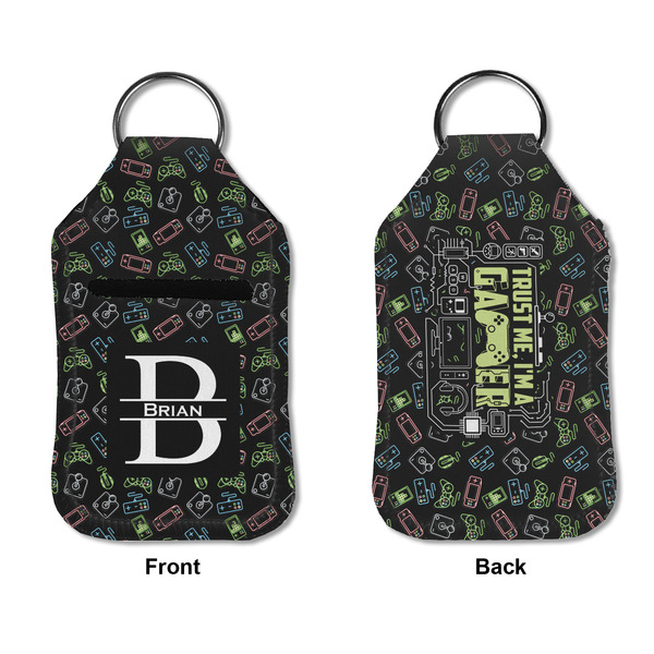 Video Game Sanitizer Holder Keychain - Small APPROVAL (Flat)