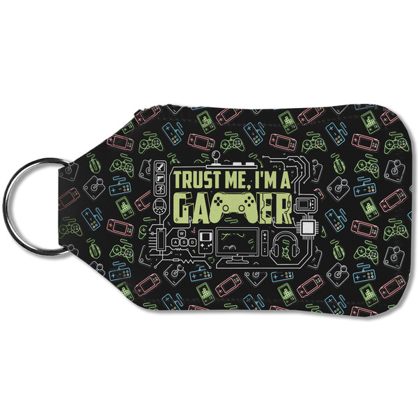 Video Game Sanitizer Holder Keychain - Small (Back)