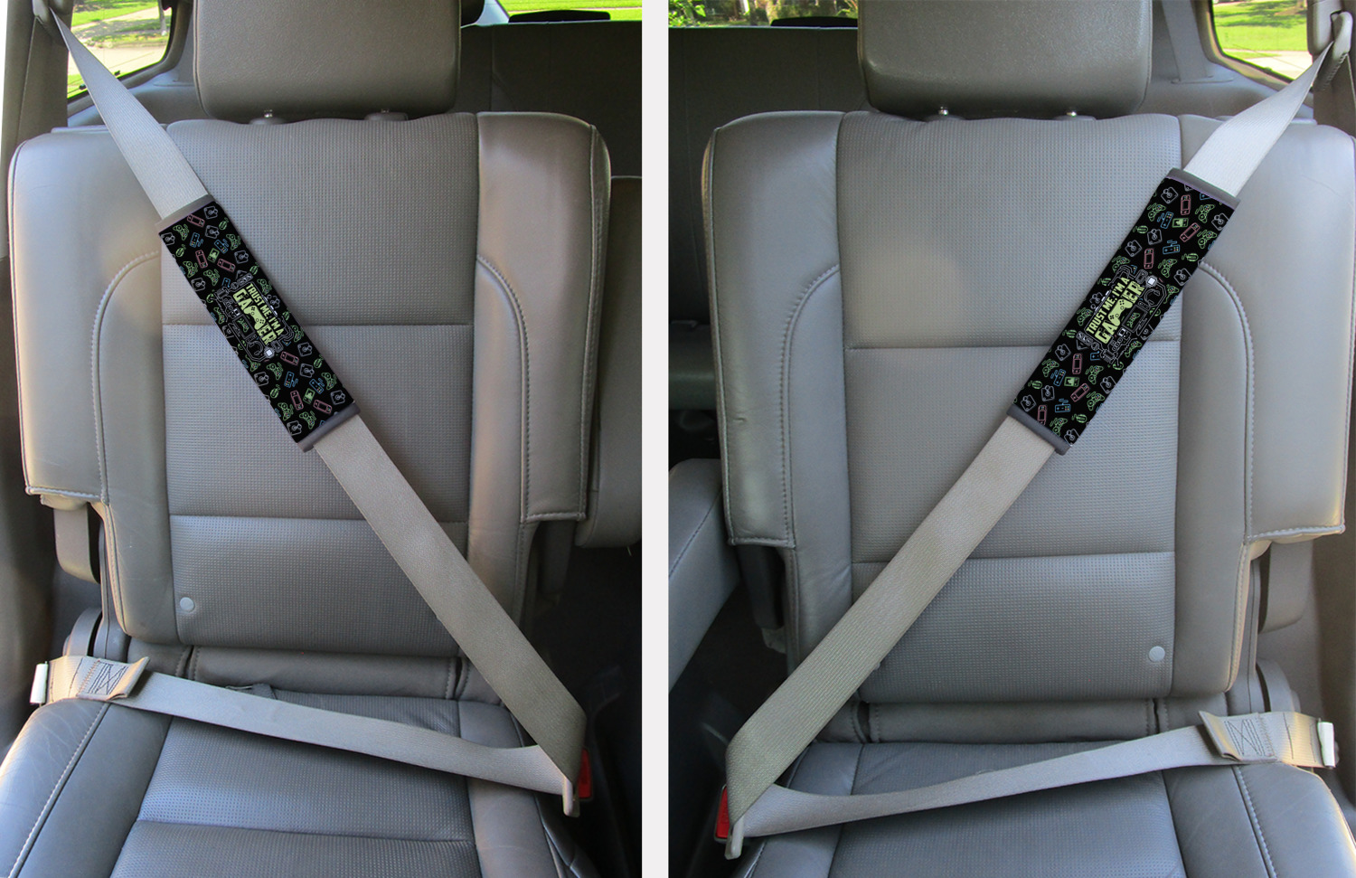 Custom Video Game Seat Belt Covers (Set of 2) YouCustomizeIt