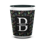 Video Game Ceramic Shot Glass - 1.5 oz - Two Tone - Single (Personalized)