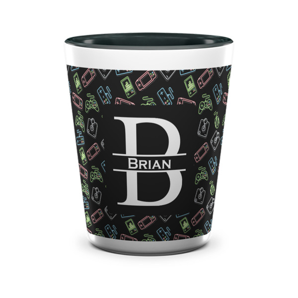 Video Game Shot Glass - Two Tone - FRONT