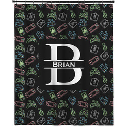 Video Game Extra Long Shower Curtain - 70"x84" (Personalized)