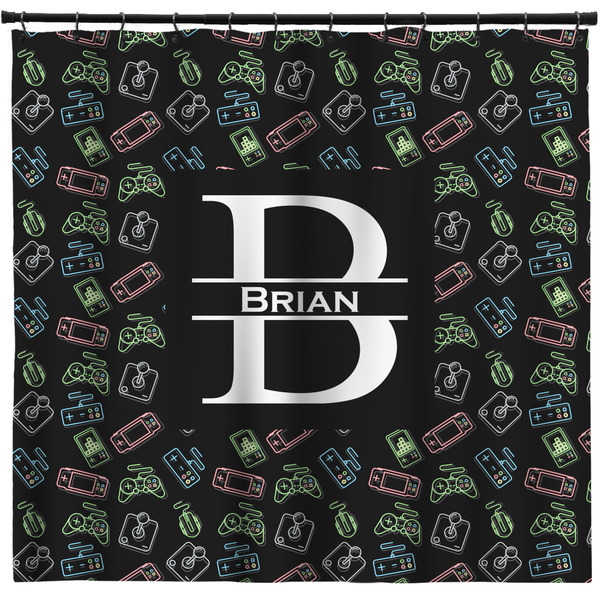 Custom Video Game Shower Curtain - Custom Size (Personalized)