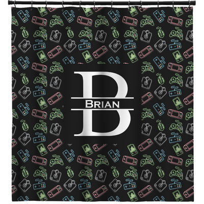 Video Game Shower Curtain - 71"x74" (Personalized)