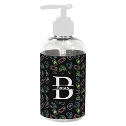 Video Game Plastic Soap / Lotion Dispenser (8 oz - Small - White) (Personalized)