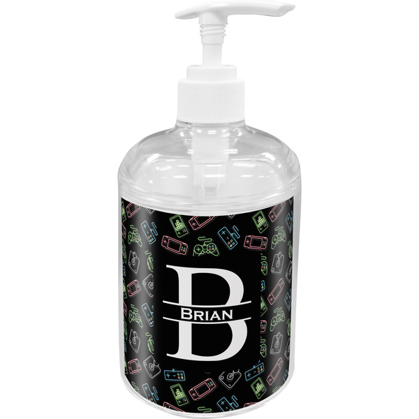 Custom Video Game Acrylic Soap & Lotion Bottle (Personalized)