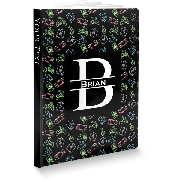 Custom Video Game Softbound Notebook (Personalized)
