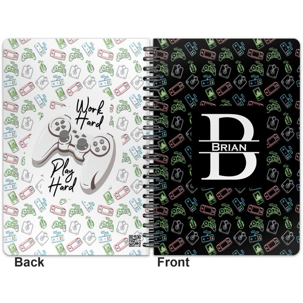 Video Game Spiral Journal 7 x 10 - Apvl