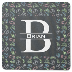Video Game Square Rubber Backed Coaster (Personalized)