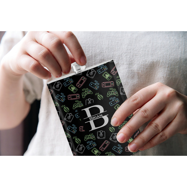 Video Game Stainless Steel Flask - LIFESTYLE 1