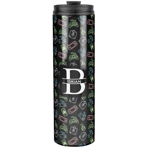 Custom Video Game Stainless Steel Skinny Tumbler - 20 oz (Personalized)