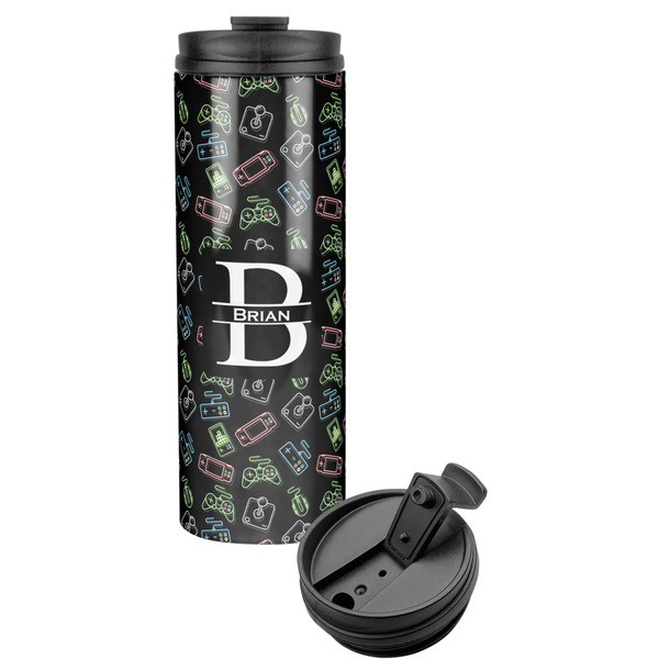 Custom Video Game Stainless Steel Skinny Tumbler (Personalized)