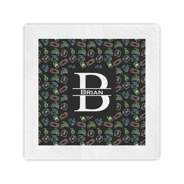 Custom Video Game Standard Cocktail Napkins (Personalized)
