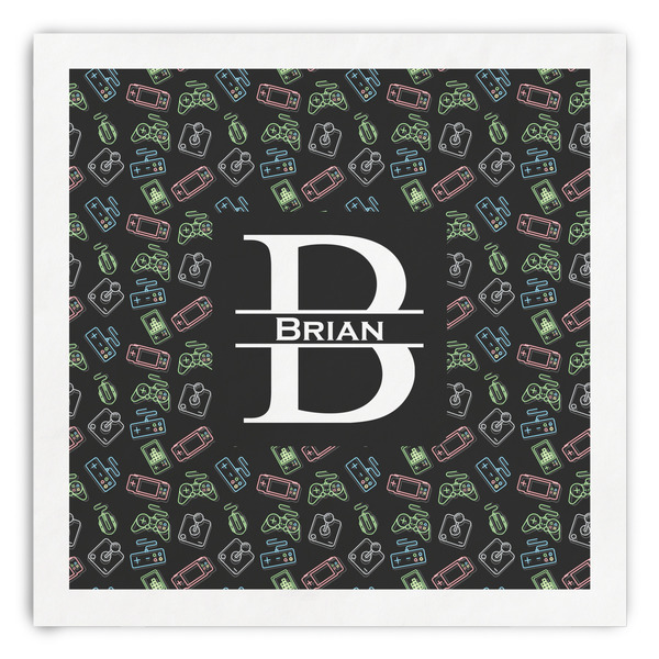 Custom Video Game Paper Dinner Napkins (Personalized)