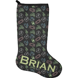 Video Game Holiday Stocking - Single-Sided - Neoprene (Personalized)