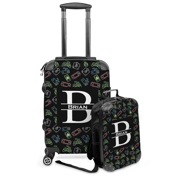 Custom Video Game Kids 2-Piece Luggage Set - Suitcase & Backpack (Personalized)