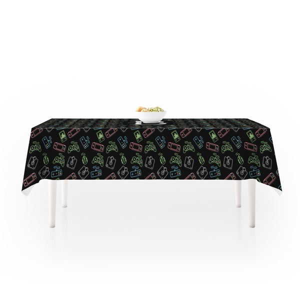 Video Game Tablecloths (58"x102") - MAIN (side view)