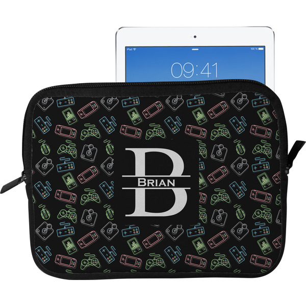 Custom Video Game Tablet Case / Sleeve - Large (Personalized)