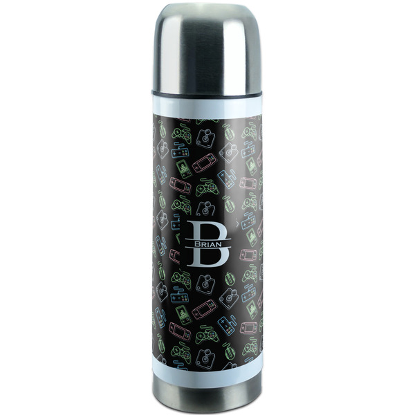 Custom Video Game Stainless Steel Thermos (Personalized)