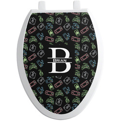 Video Game Toilet Seat Decal - Elongated (Personalized)
