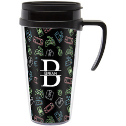 Video Game Acrylic Travel Mug with Handle (Personalized)